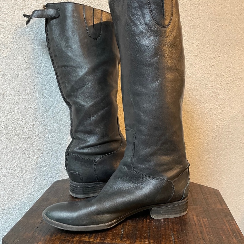 Sam Edelman Penny wide calf black riding boot
